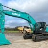 Buy Kobelco SK380XDLC-10 excavator online, Used Kobelco SK380XDLC-10 for sale, Kobelco large excavator, BuyHeavyMachines Kobelco excavator, Kobelco heavy machinery, EPA certified excavator, Extra hydraulic function excavator, Hammer lines excavator, High power Kobelco excavator, Reliable used crawler excavator