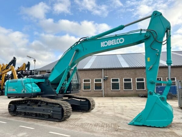 Buy Kobelco SK380XDLC-10 excavator online, Used Kobelco SK380XDLC-10 for sale, Kobelco large excavator, BuyHeavyMachines Kobelco excavator, Kobelco heavy machinery, EPA certified excavator, Extra hydraulic function excavator, Hammer lines excavator, High power Kobelco excavator, Reliable used crawler excavator
