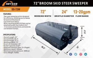 6720b6d1-4548-419d-9655-aba6273ad488-medrb.jpg 2026 ARTEER SS-72W 72 in Skid Steer Sweeper (Unused)