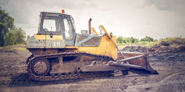 bulldozer earthmoving — professional stock image