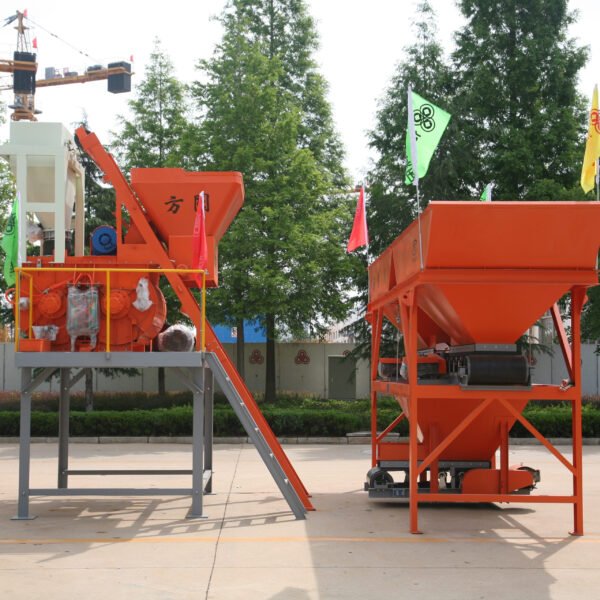 new 25m3 concrete batching plant with