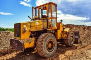 OTR tires for heavy equipment loaders and graders
