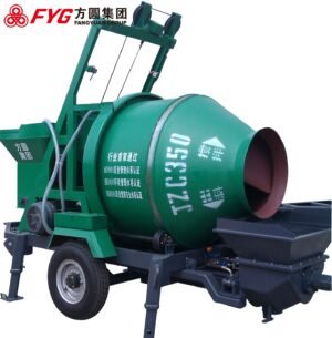 portable 5 5kw jzc350 cement mixer